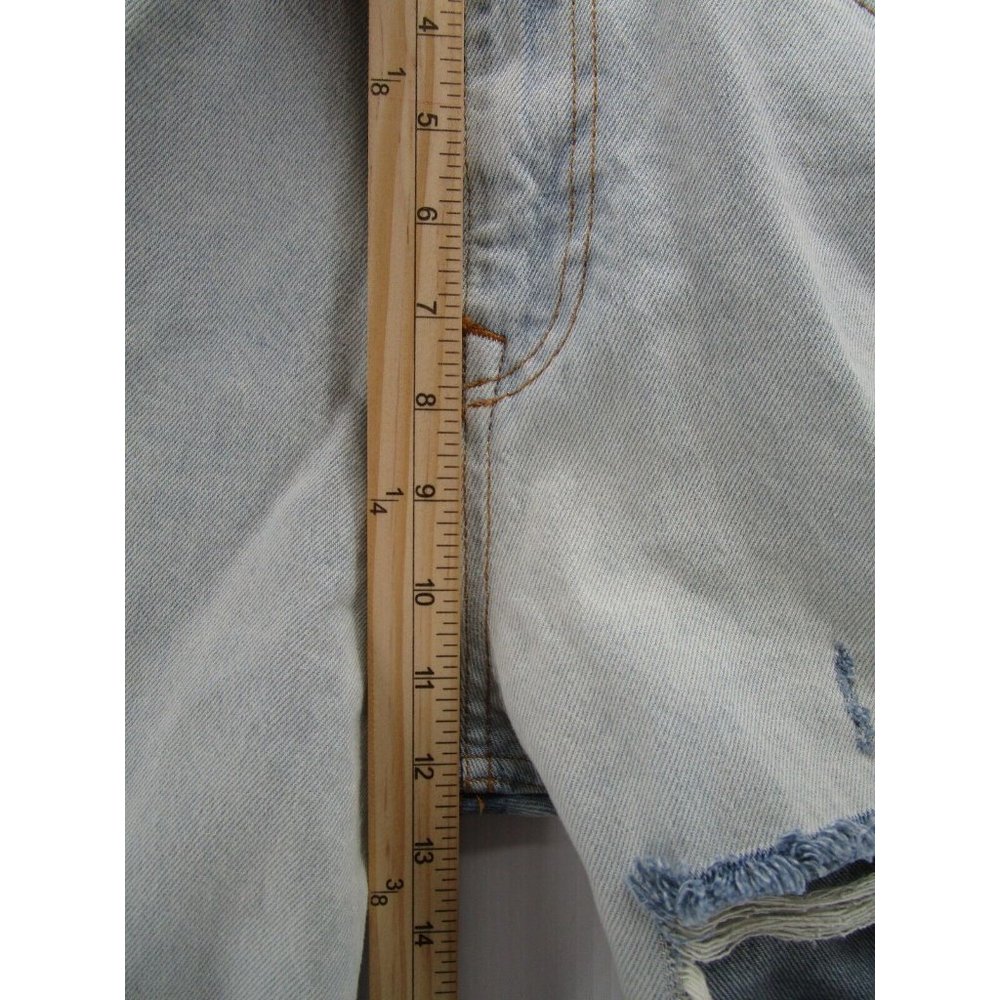 White Fox Boutique Jeans XS Mom High Rise Ripped Boyfriend - Picture 4 of 10
